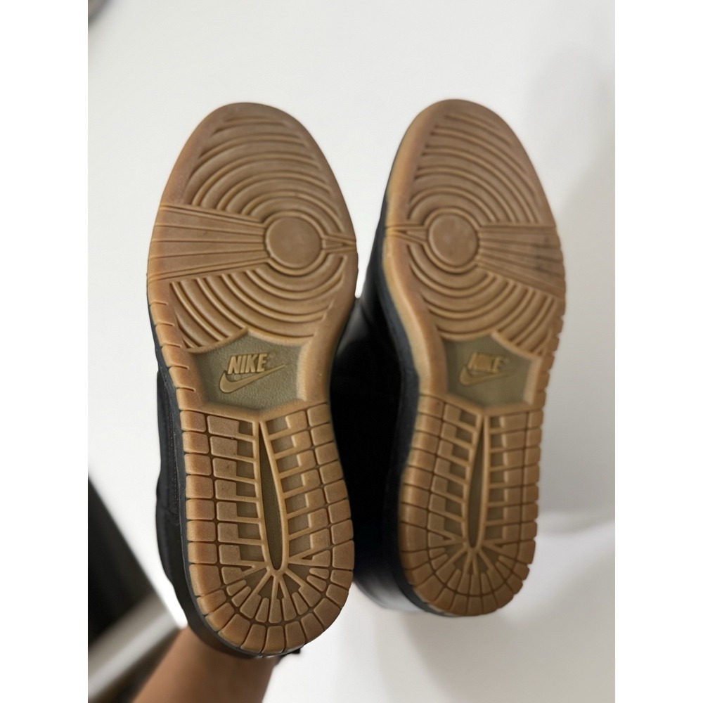 Nike Dunk Sky Hi Essential Black Gum Hidden Wedge Shoe 644877-014 Women Size 9.5 - Picture 6 of 7